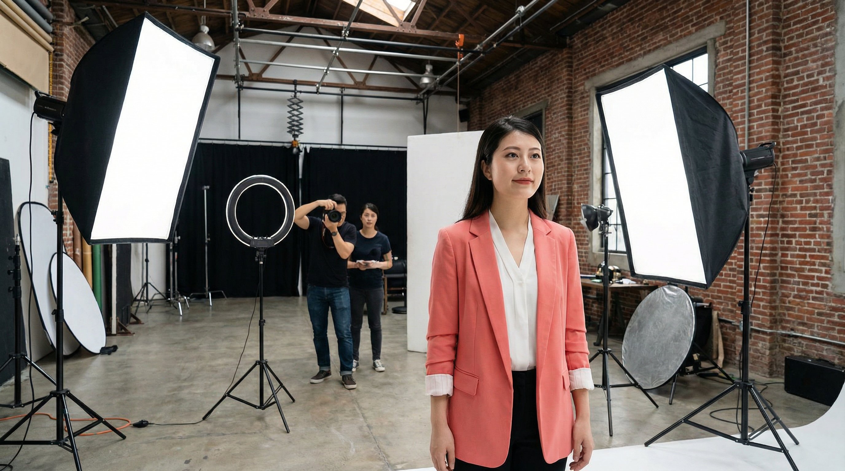 海角网 摄影棚拍摄视频